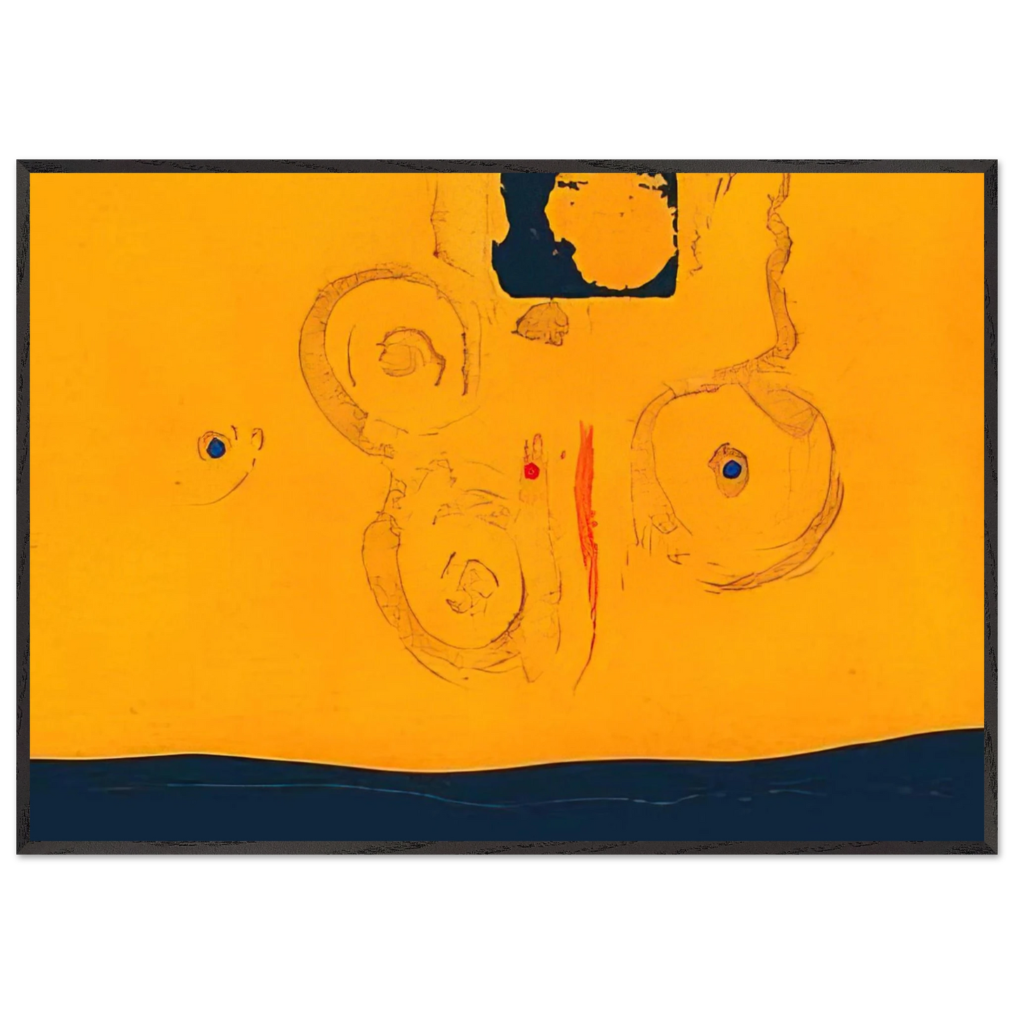Helen Frankenthaler - Plaza Real - 1988 Wall art - 30x45 cm / 12x18 inches - Fine Art Poster - -