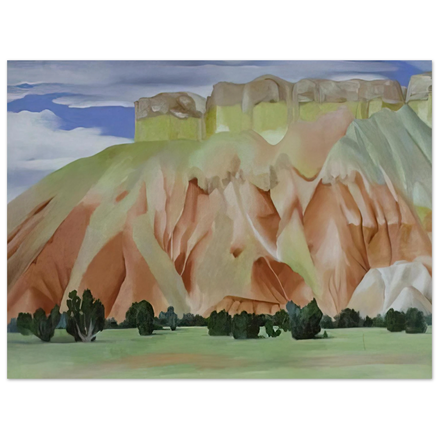 Georgia O'Keeffe - My Backyard Fine Art Poster - 13x18 cm / 5x7 inches
