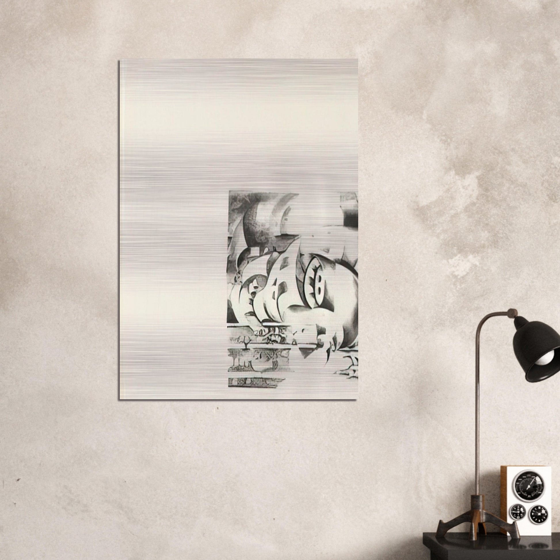 ELEVENTH STONE 1970 - Lee Bontecou Brushed Aluminum Print - 70x100 cm / 28x40 inches | Lee Bontecou Aluminum Print | Lee Bontecou Prints