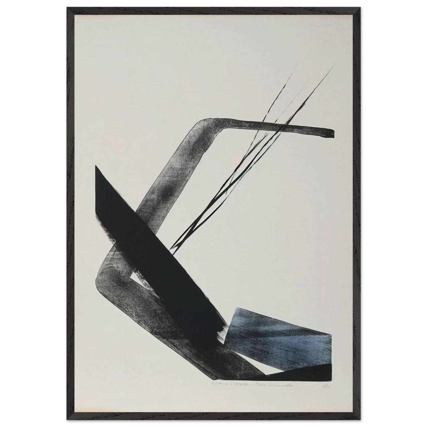 Reminiscence - 1984 - Toko Shinoda Framed Art Print – Black Wooden Frame - Default Title - -Framed Art Print