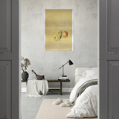 Cotogna e mela – 28.12.41 - 1941 - Julius Bissier Brushed Aluminum Print - 70x100 cm / 28x40 inches | Julius Bissier Aluminum Print | Julius Bissier Prints