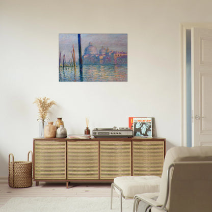 The Grand Canal in Venice 01 - claude monet Brushed Aluminum Print - 70x100 cm / 28x40 inches | claude monet Aluminum Print | claude monet Prints
