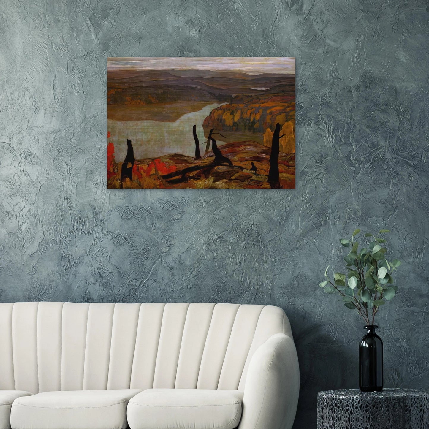 October Morning, Algoma Wartz Lake - 1920 - A.Y. Jackson Brushed Aluminum Print - 70x100 cm / 28x40 inches | A.Y. Jackson Aluminum Print | A.Y. Jackson Prints