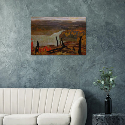 October Morning, Algoma Wartz Lake - 1920 - A.Y. Jackson Brushed Aluminum Print - 70x100 cm / 28x40 inches | A.Y. Jackson Aluminum Print | A.Y. Jackson Prints