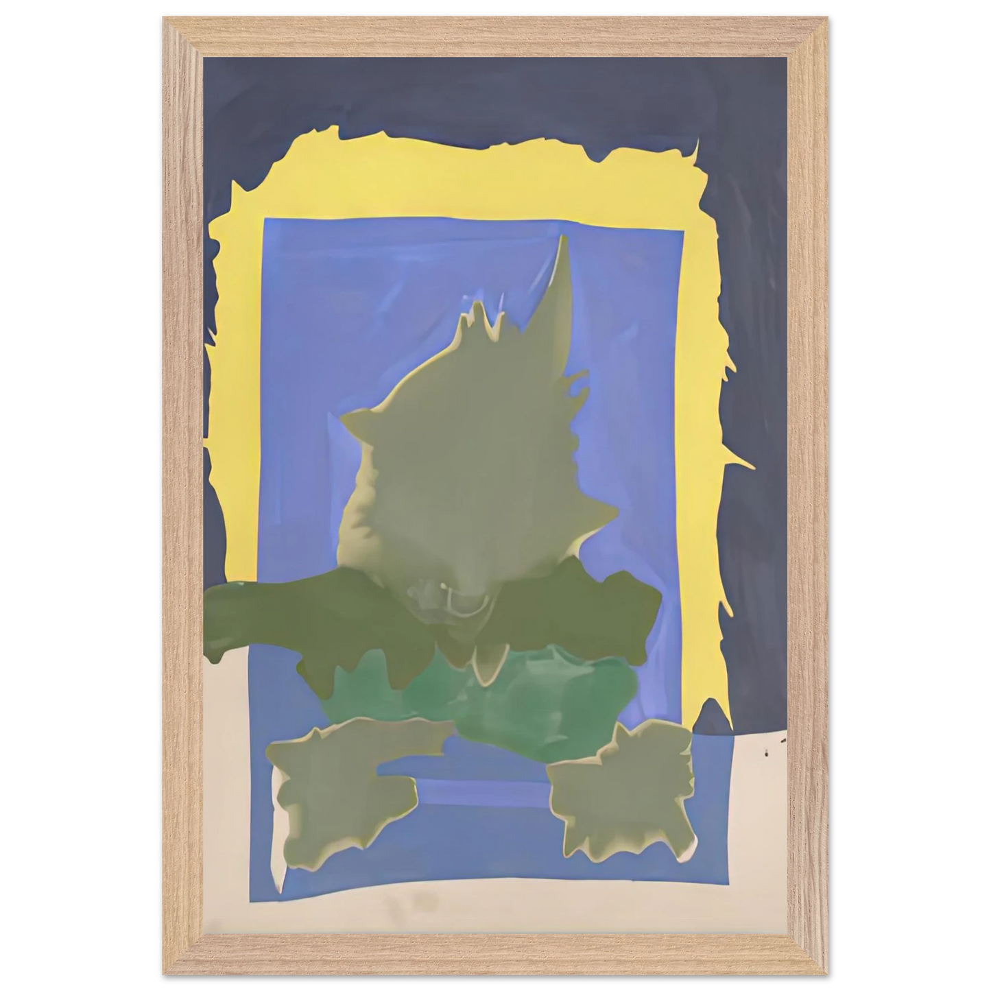 Helen Frankenthaler - Interior Landscape, 1964- Wall Art - 60x80 cm / 24x32 inches - Fine Art Poster - -
