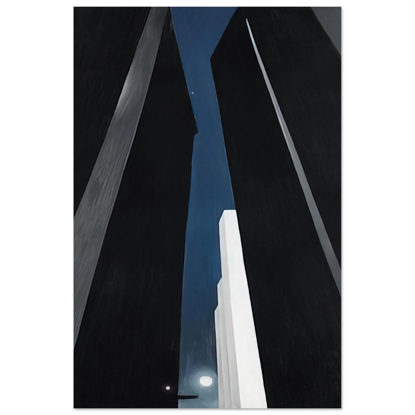Georgia O'Keeffe - City Night Fine Art Poster - 40x60 cm / 16x24 inches