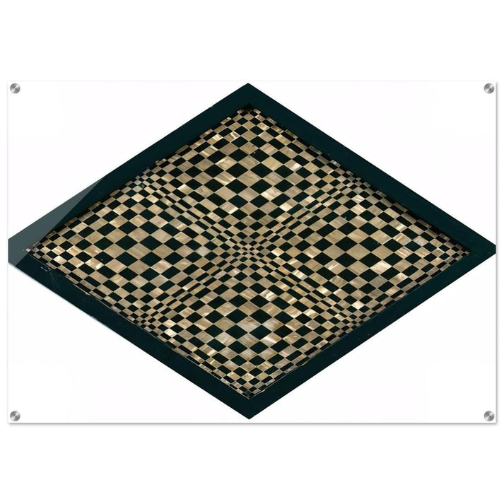 Oggetto ottico dynamico - Op Art - Dadamaino Acrylic Print - 70x100 cm / 28x40″ inches