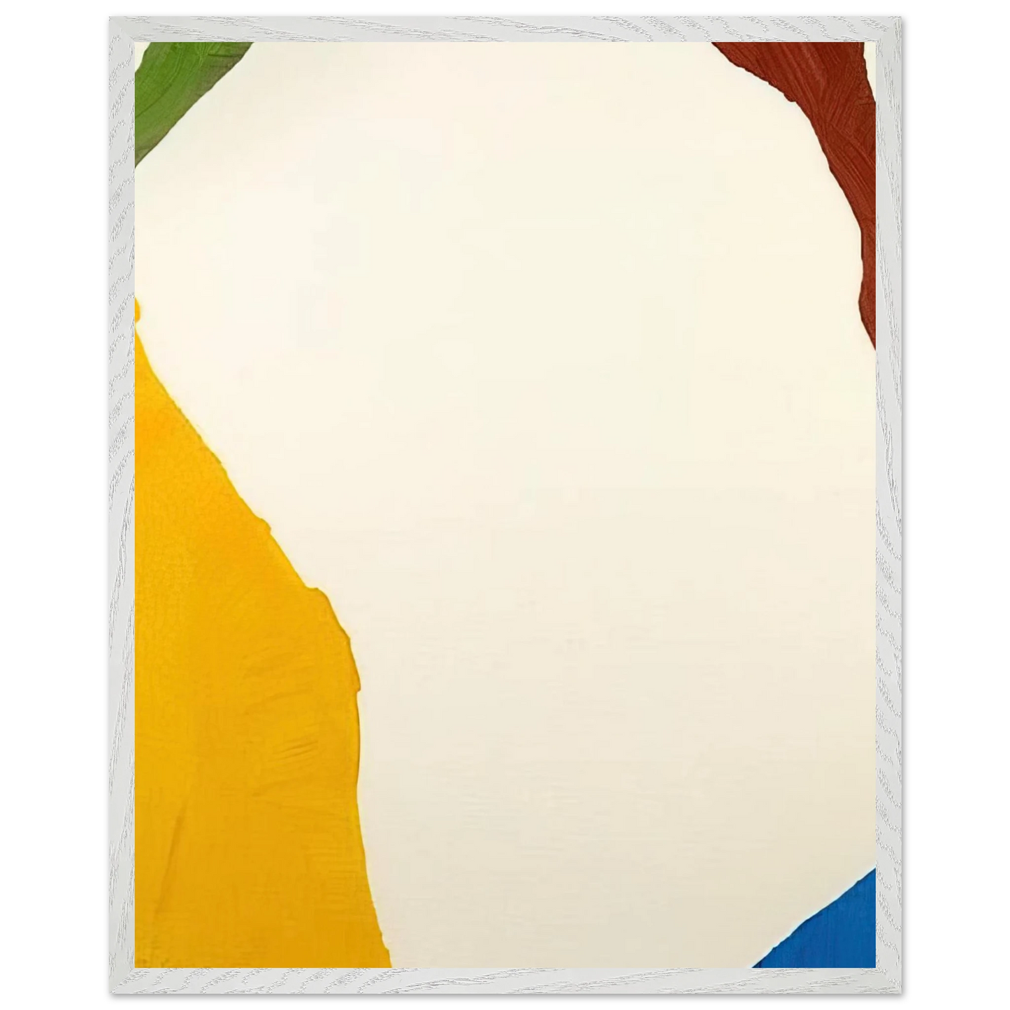 Helen Frankenthaler - Wind Directions - 1970 Wall art - 30x45 cm / 12x18 inches - Premium Wooden Framed Poster With Fine Art Paper - Wood frame