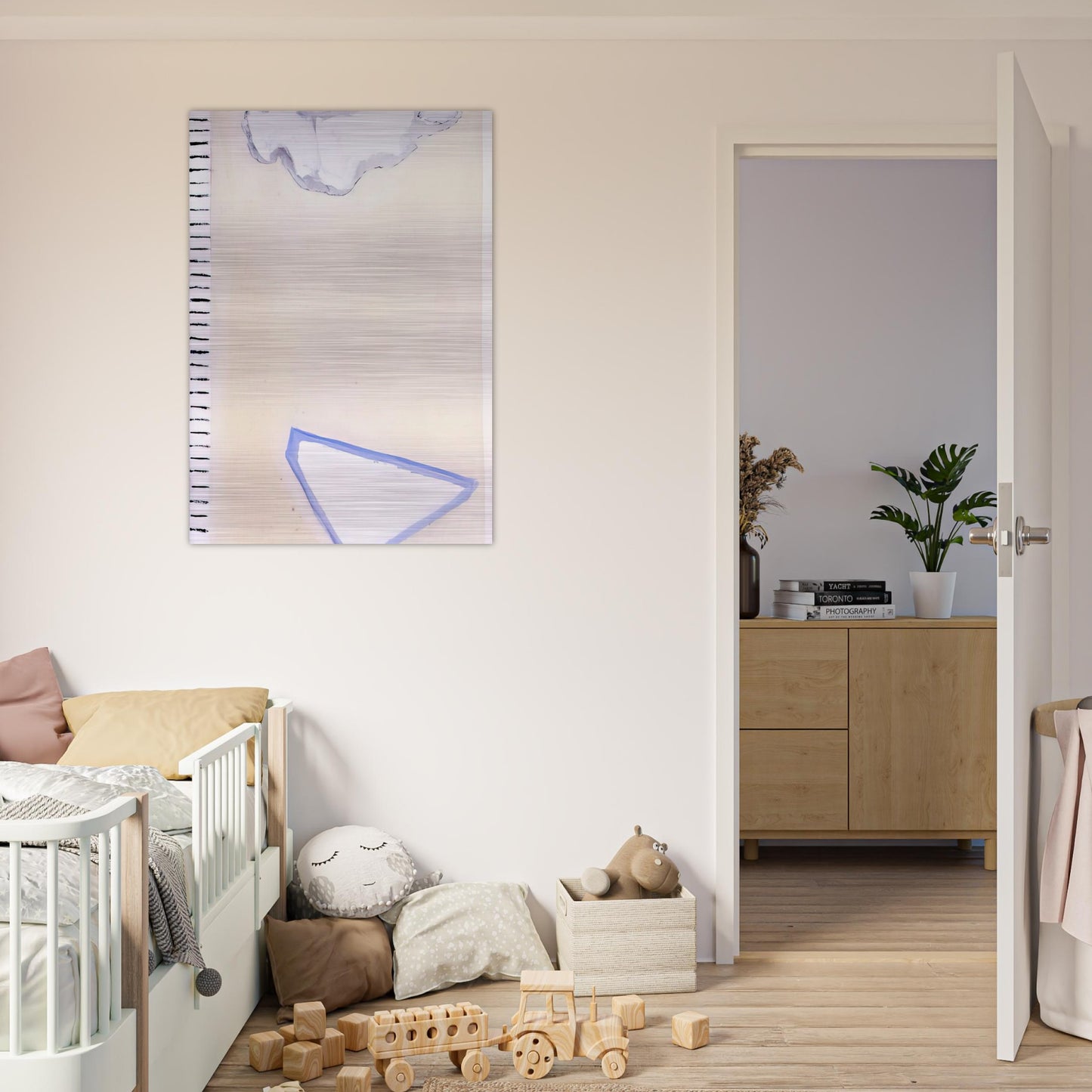 Trap - 2006 - Ralston Crawford Brushed Aluminum Print - 70x100 cm / 28x40 inches | Ralston Crawford Aluminum Print | Ralston Crawford Prints