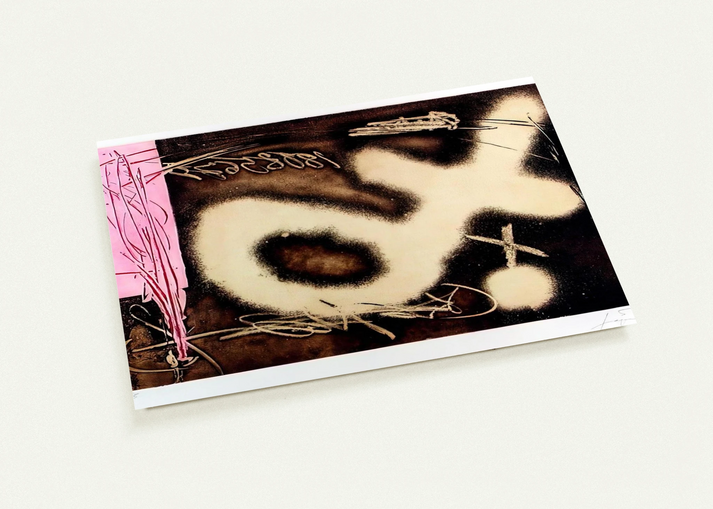 EL P NDULO INM VIL I 1982 By Antoni Tapies Pack of 10 Post Cards | Antoni Tapies Post Cards | A6 (10.5 x 14.8 cm) - 4.1 x 5.8 inches