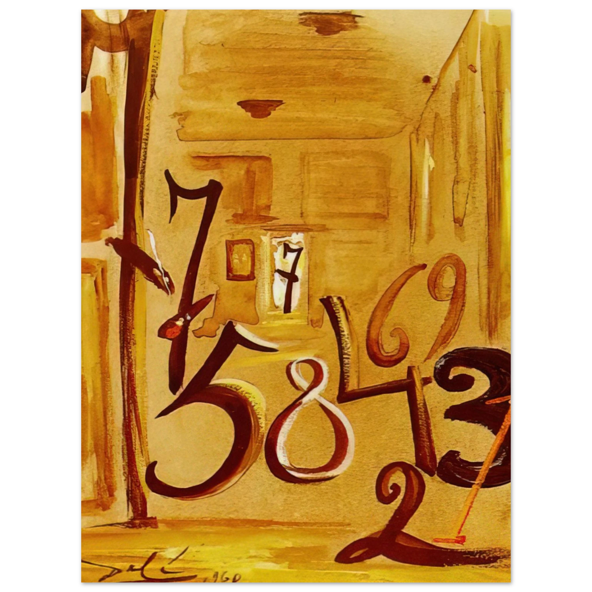 Salvador Dali - THE MAIDS IN WAITING LAS MENINAS Fine Art Poster - Default Title