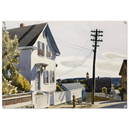 Adam s House - Edward Hopper Acrylic Print - 70x100 cm / 28x40″ inches | Edward Hopper Wall Art | Edward Hopper Prints