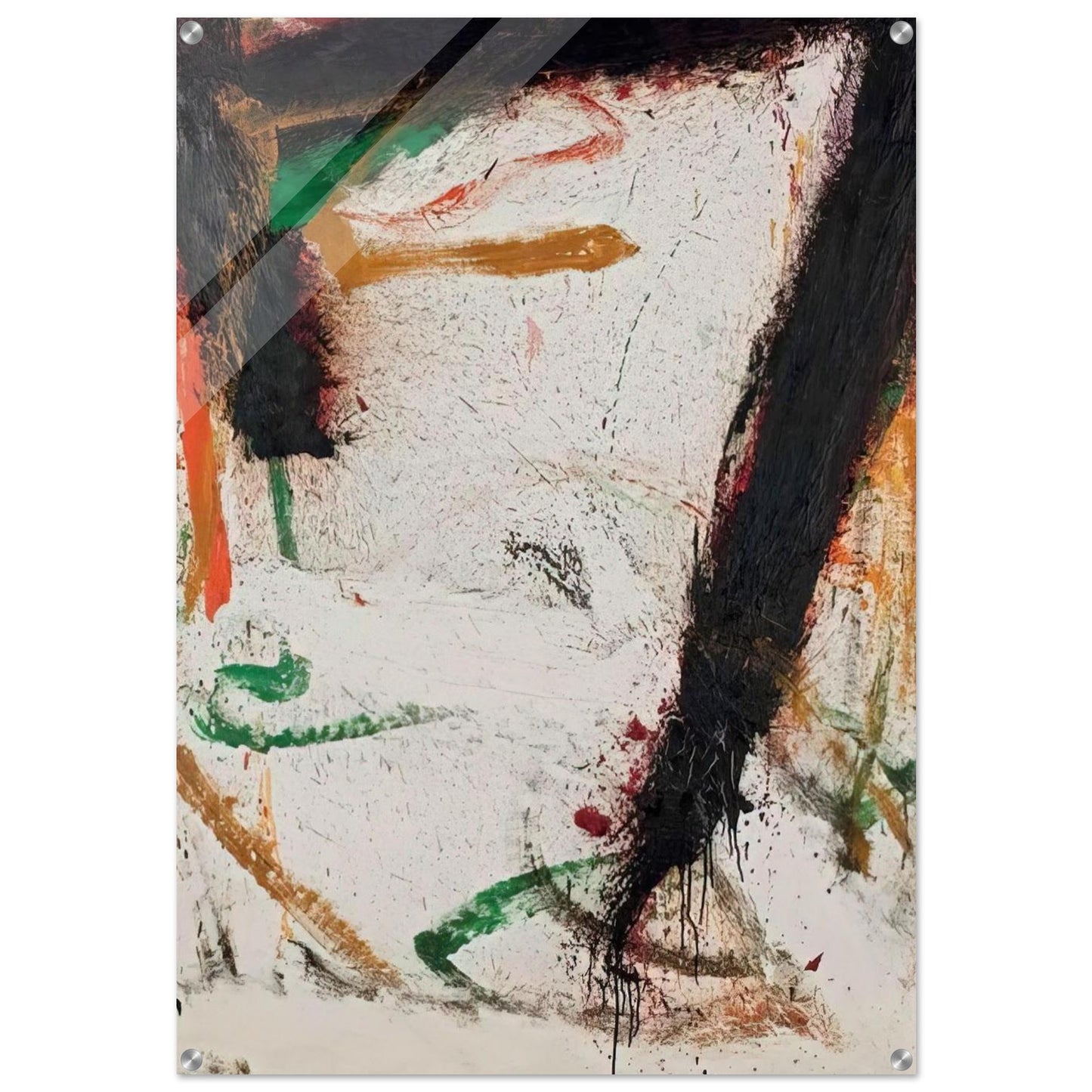 Gronk! - 1964 - Norman Bluhm Acrylic Print - 70x100 cm / 28x40″ inches | Norman Bluhm Wall Art | Norman Bluhm Prints