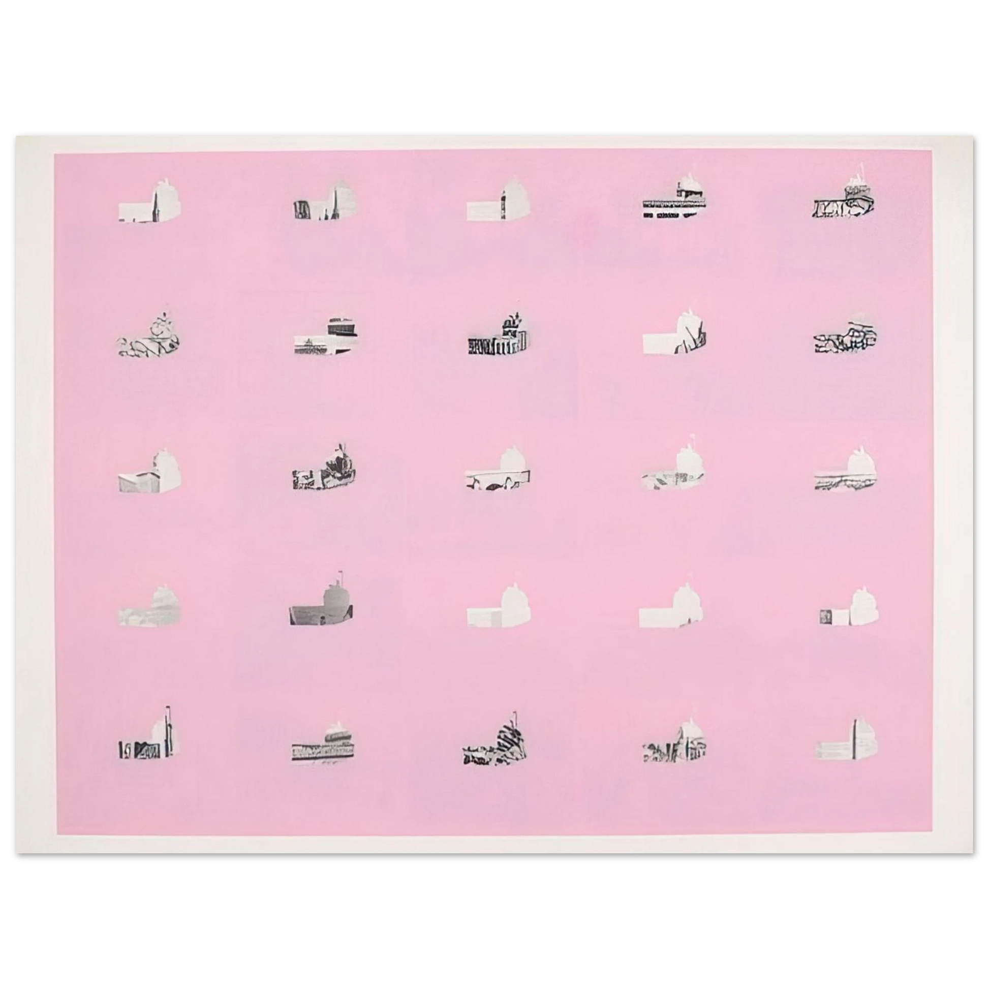 Dieter Roth - Berlin 2 - 1970 Fine Art Poster - Default Title