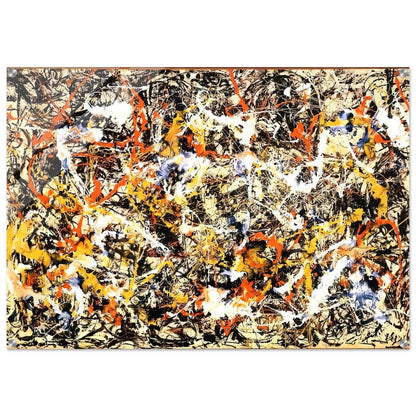 CONVERGENCE 1952 - Jackson Pollock Acrylic Print - 70x100 cm / 28x40″ inches | Jackson Pollock Wall Art | Jackson Pollock Prints