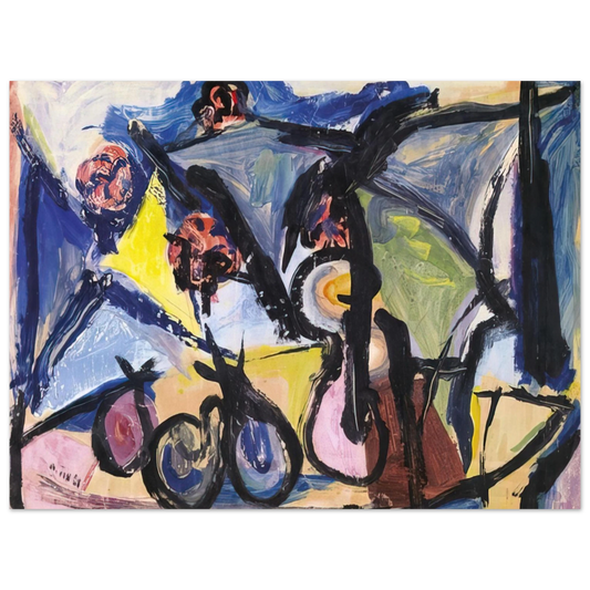 Walasse Ting - Abstract Still Life - 1950 Fine Art Poster - Default Title