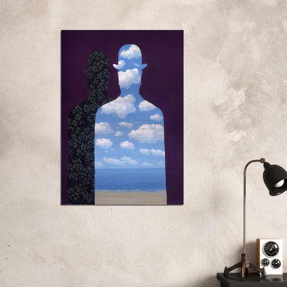 HIGH SOCIETY 1962 - Rene Magritte Brushed Aluminum Print - 70x100 cm / 28x40 inches | Rene Magritte Aluminum Print | Rene Magritte Prints