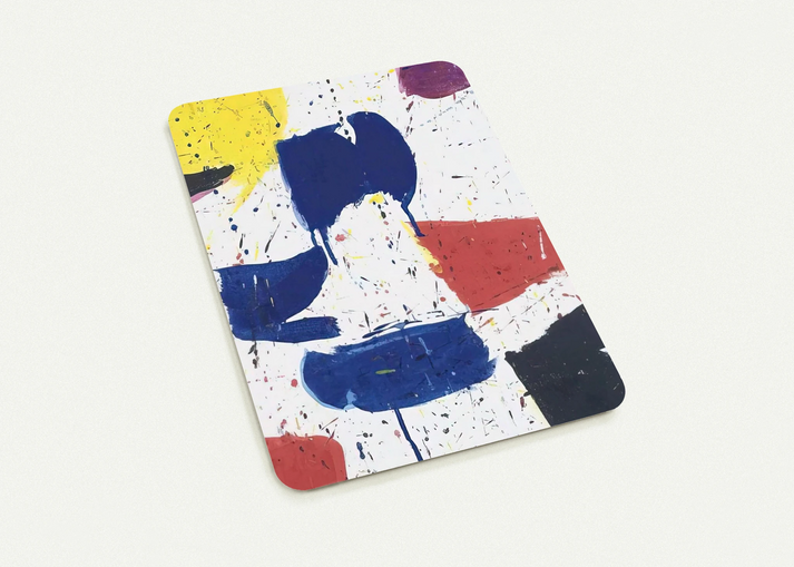 Emblem 8  1 By Sam Francis Pack of 10 Post Cards | Sam Francis Post Cards | A6 (10.5 x 14.8 cm) - 4.1 x 5.8 inches