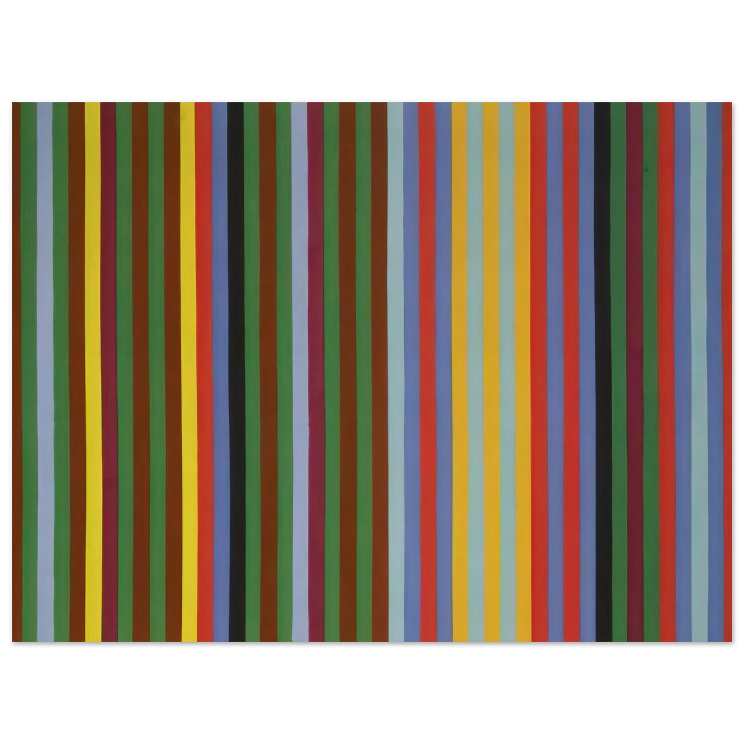Gene Davis - Circus Sounds - 1967 Fine Art Poster - Default Title