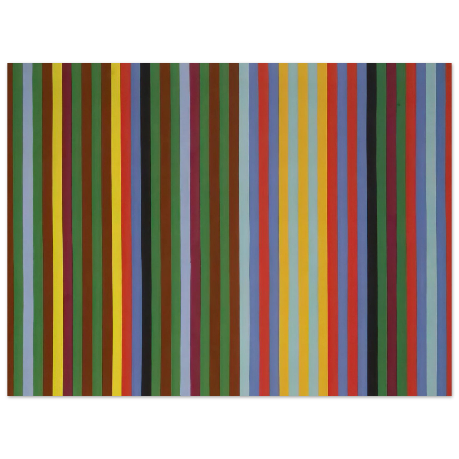 Gene Davis - Circus Sounds - 1967 Fine Art Poster - Default Title