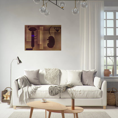 GLOOMY SITUATION 1933 - Wassily Kandinsky Brushed Aluminum Print - 70x100 cm / 28x40 inches | Wassily Kandinsky Aluminum Print | Wassily Kandinsky Prints