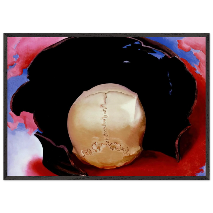 It was a Man and a Pot - Georgia OKeeffe 70x100 cm / 28x40 inches Framed Art Print – Black Wooden Frame