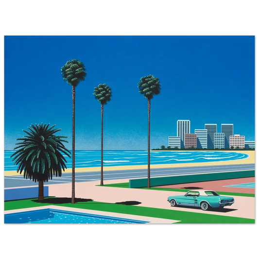 Hiroshi Nagai - Sunshine Reggae Wall Art - 21x29.7 cm / 8x12" - Fine Art Poster - -