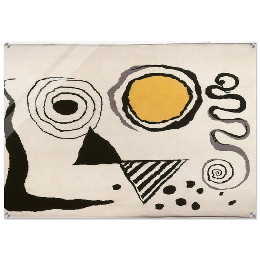 CERCLE JAUNE 1953 - Alexander Calder Acrylic Print - 70x100 cm / 28x40″ inches | Alexander Calder Wall Art | Alexander Calder Prints