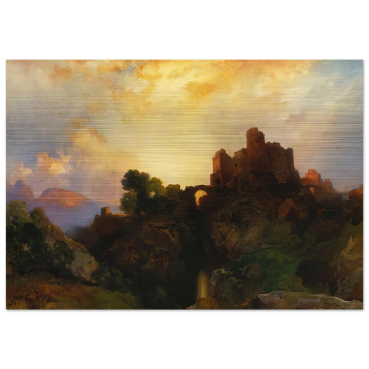 Caledonia - Thomas Moran Brushed Aluminum Print - 70x100 cm / 28x40 inches | Thomas Moran Aluminum Print | Thomas Moran Prints