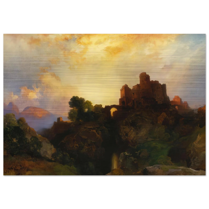 Caledonia - Thomas Moran Brushed Aluminum Print - 70x100 cm / 28x40 inches | Thomas Moran Aluminum Print | Thomas Moran Prints