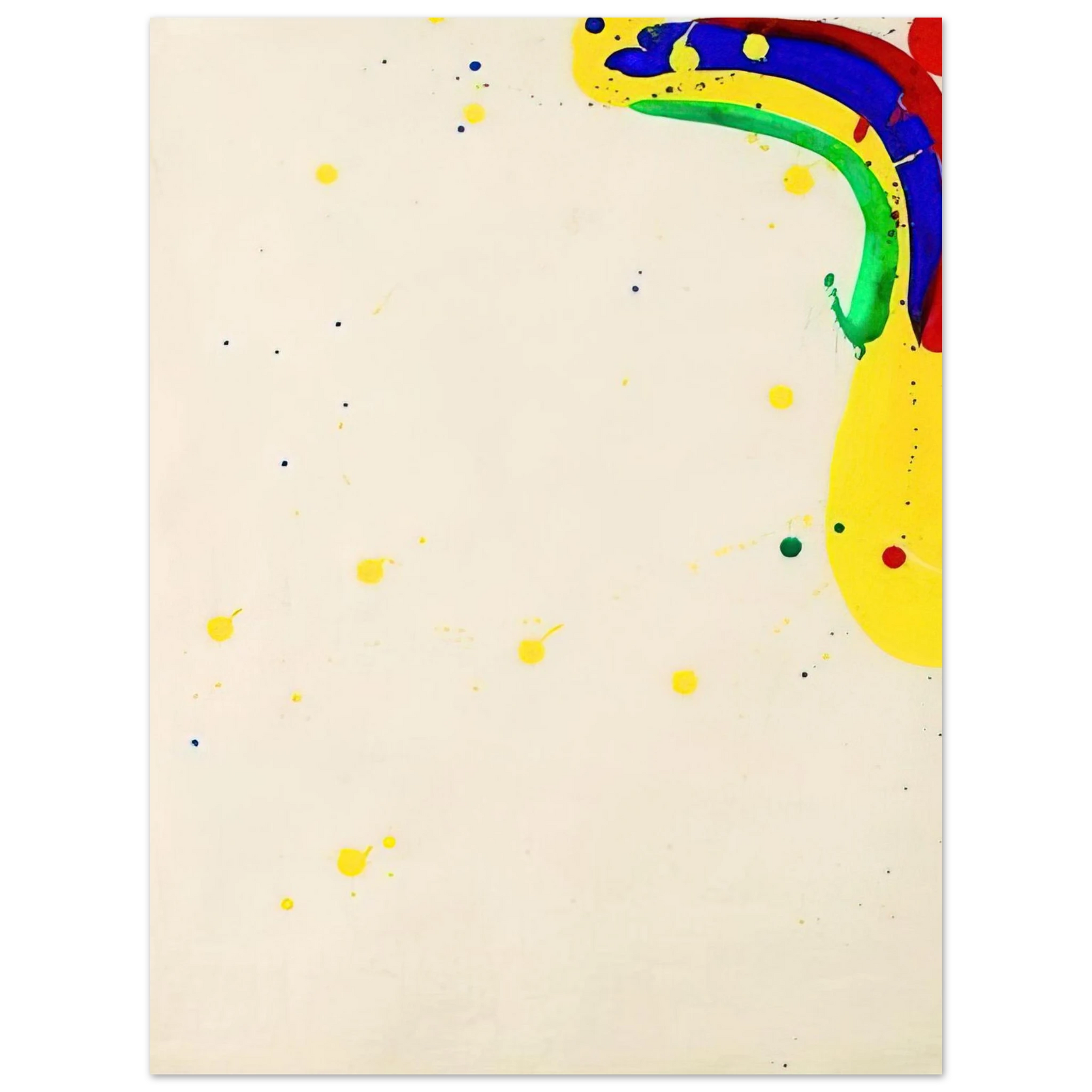 Sam Francis - Untitled  SF64-062  Fine Art Poster - Default Title