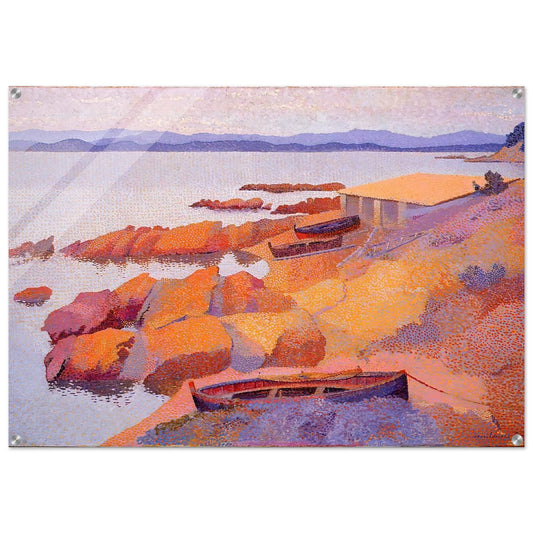 Coast Near Antibes - Henri-Edmond Cross Acrylic Print - 70x100 cm / 28x40″ inches | Henri-Edmond Cross Wall Art | Henri-Edmond Cross Prints