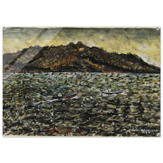 INLAND SEA JAPAN FROM BOAT - Ivan Albright Acrylic Print - 70x100 cm / 28x40″ inches