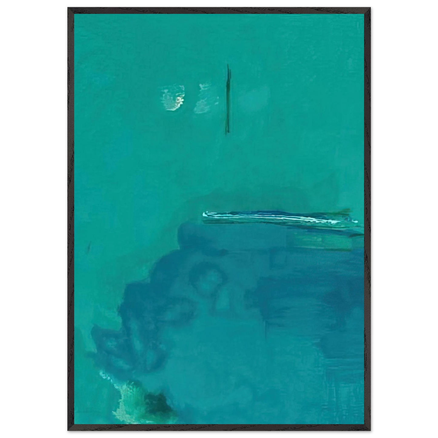 Helen Frankenthaler - Contentment Island - 2004 Wall art - 27x35 cm / 11x14 inches - Fine Art Poster - -