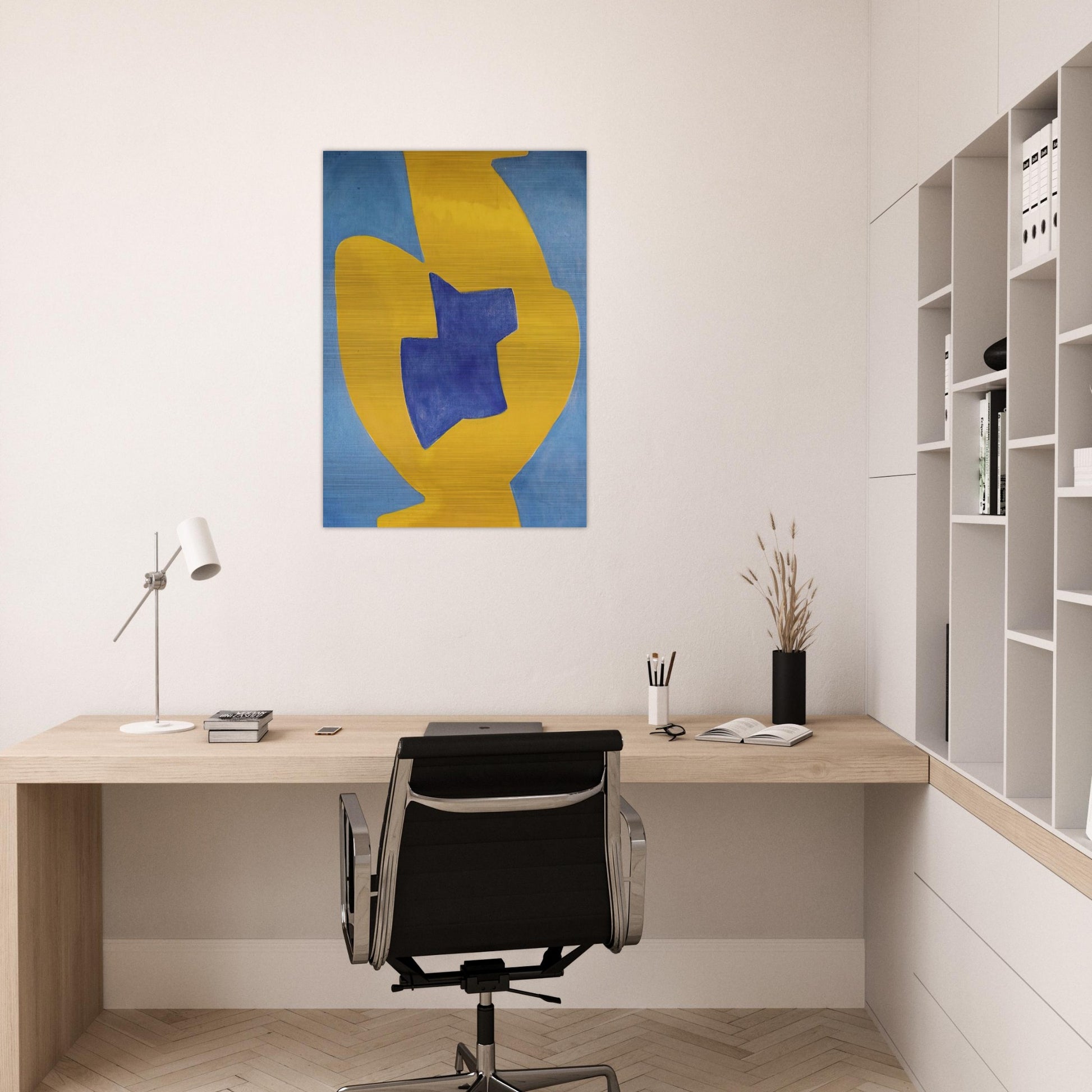 Composition abstraite - 1968 - Serge Poliakoff Brushed Aluminum Print - 70x100 cm / 28x40 inches | Serge Poliakoff Aluminum Print | Serge Poliakoff Prints