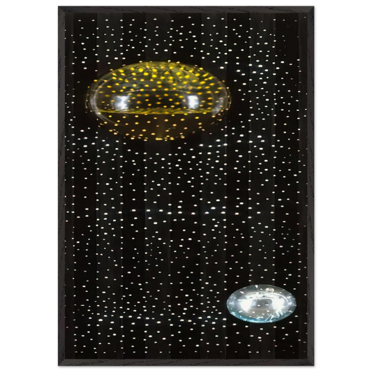 Hydrolight - 1975 - Gyula Kosice Framed Art Print – Black Wooden Frame - Default Title - -Framed Art Print