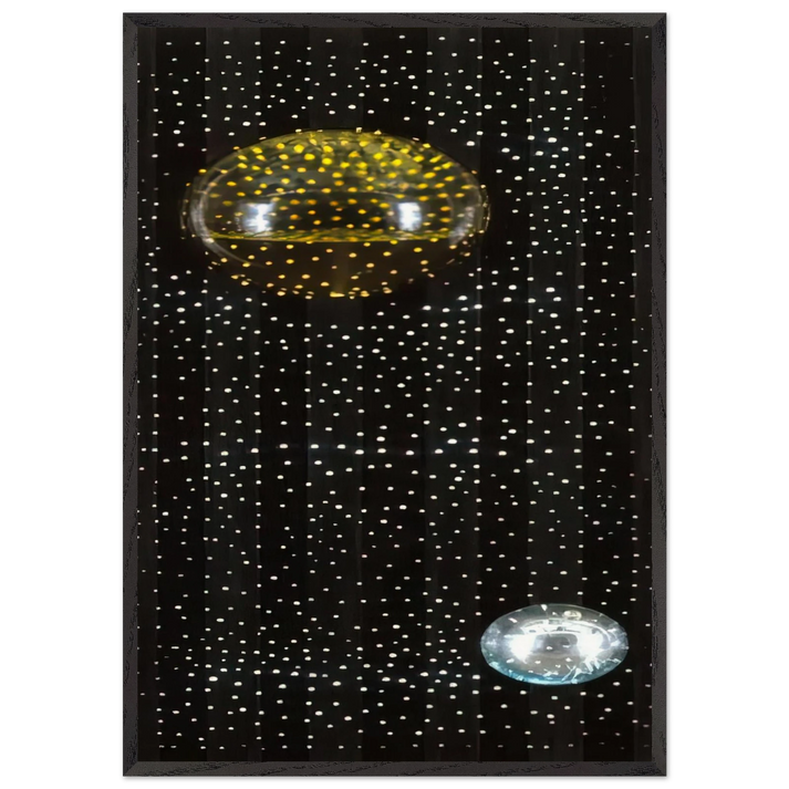 Hydrolight - 1975 - Gyula Kosice 70x100 cm / 28x40 inches Framed Art Print – Black Wooden Frame