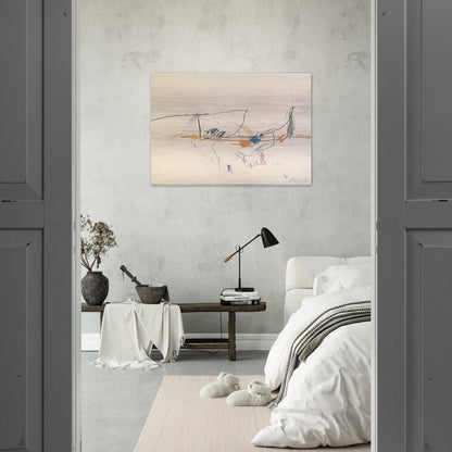 Jumping Jack - 1978 - Gene Davis Brushed Aluminum Print - 70x100 cm / 28x40 inches | Gene Davis Aluminum Print | Gene Davis Prints