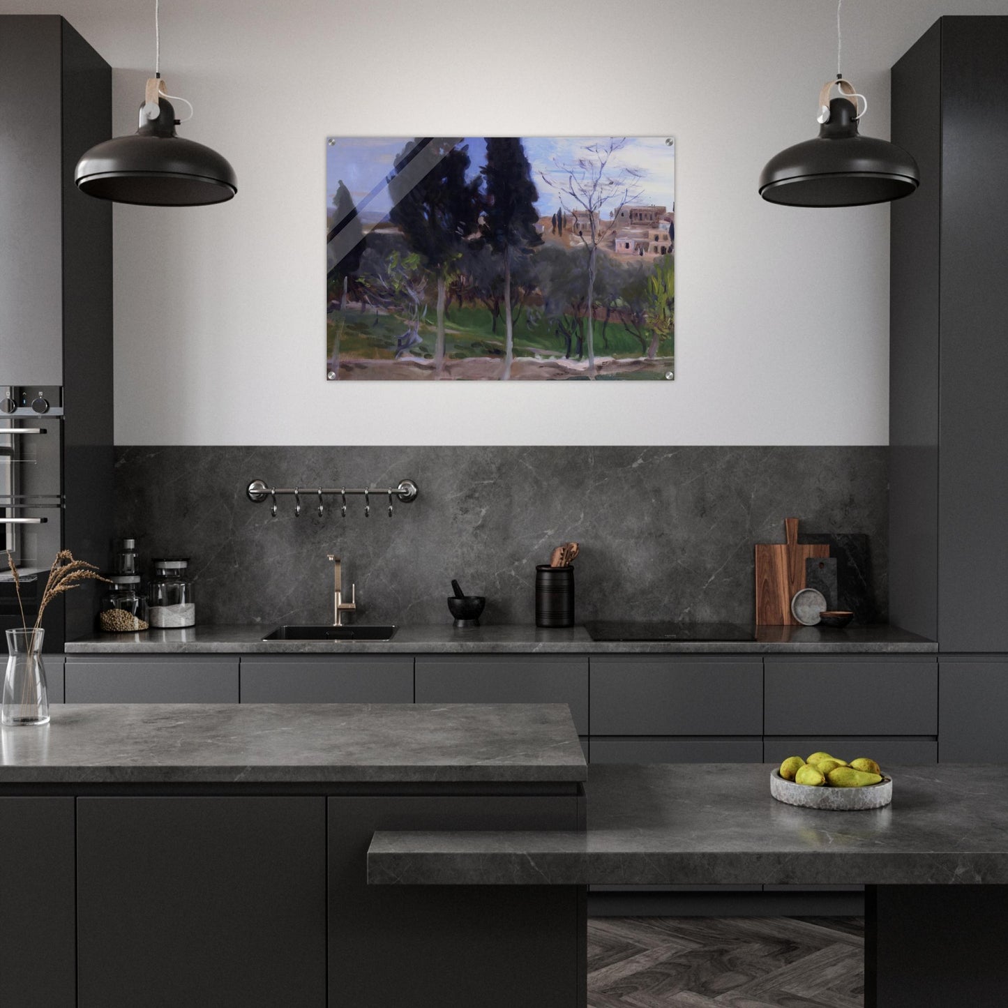 Mediterranean Landscape - John Singer Sargent Acrylic Print - 70x100 cm / 28x40″ inches