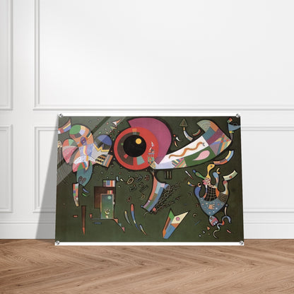 AROUND THE CIRCLE 1940 - Wassily Kandinsky Acrylic Print - 70x100 cm / 28x40″ inches | Wassily Kandinsky Wall Art | Wassily Kandinsky Prints