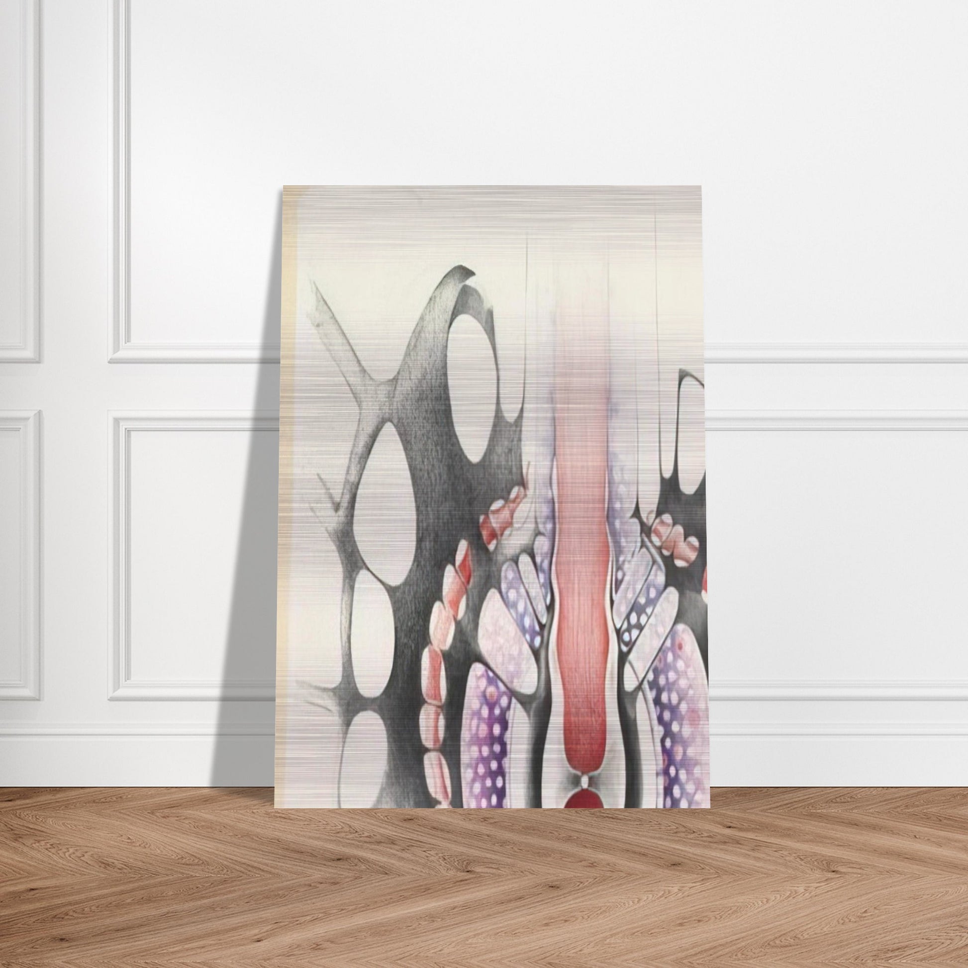 UNTITLED 1967 1 - Lee Bontecou Brushed Aluminum Print - 70x100 cm / 28x40 inches | Lee Bontecou Aluminum Print | Lee Bontecou Prints