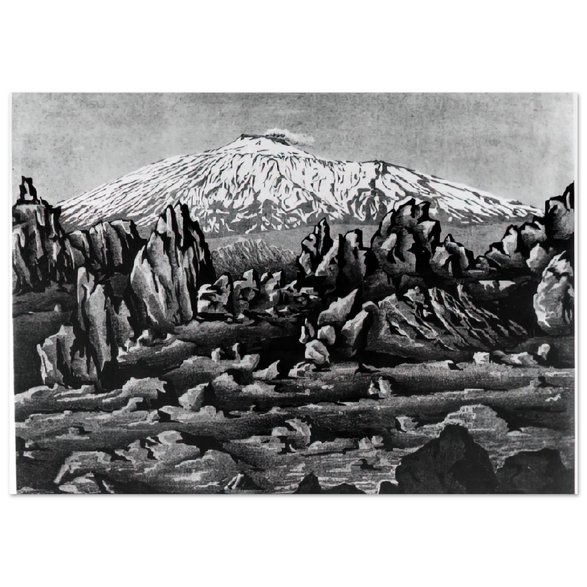 MC Escher - ESCHER (15) Wall Art - 21x29.7 cm / 8x12" - Premium Wooden Framed Poster With Fine Art Paper - Wood frame