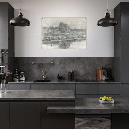 Landscape with the Oise - Vincent van Gogh Acrylic Print - 70x100 cm / 28x40″ inches