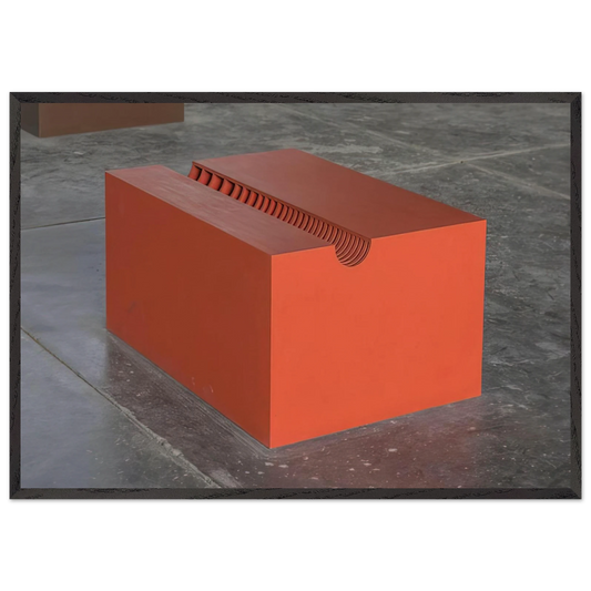 Untitled The Block - 1963 - Donald Judd 70x100 cm / 28x40 inches Framed Art Print – Black Wooden Frame