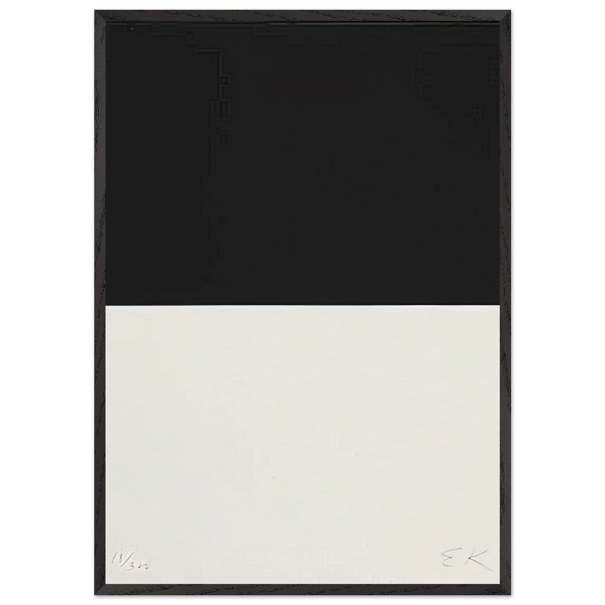 Untitled N5 - Ellsworth Kelly Framed Art Print – Black Wooden Frame - Default Title - -Framed Art Print