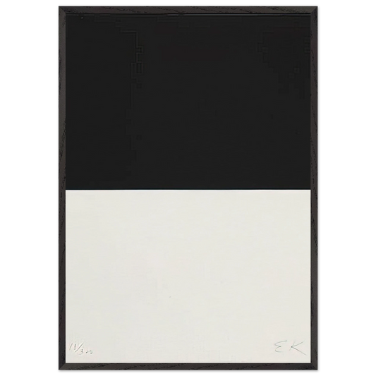 Untitled N5 - Ellsworth Kelly Framed Art Print – Black Wooden Frame - Default Title - -Framed Art Print