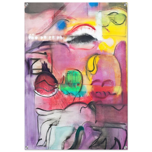 Marilyn - Grace Hartigan Acrylic Print - 70x100 cm / 28x40″ inches