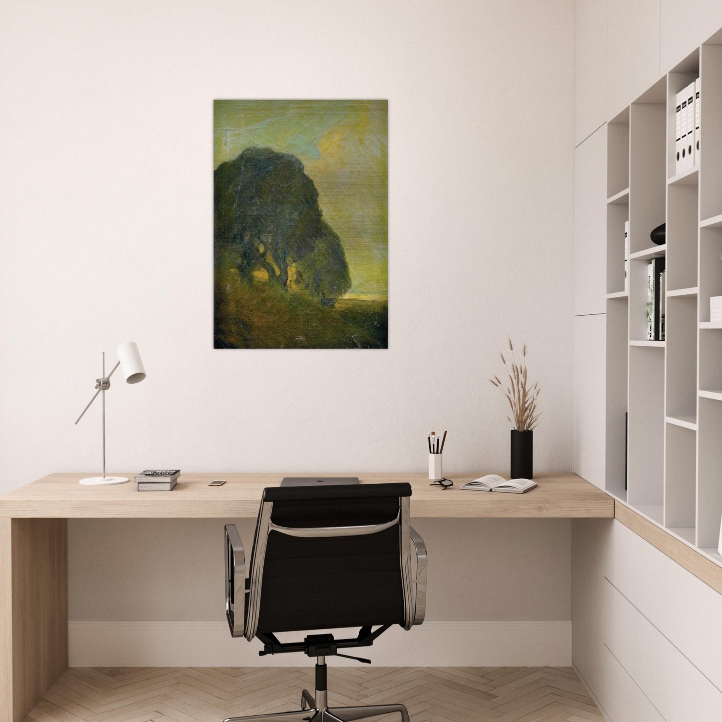 Landscape - Tonalism - Xavier Martinez Brushed Aluminum Print - 70x100 cm / 28x40 inches | Xavier Martinez Aluminum Print | Xavier Martinez Prints