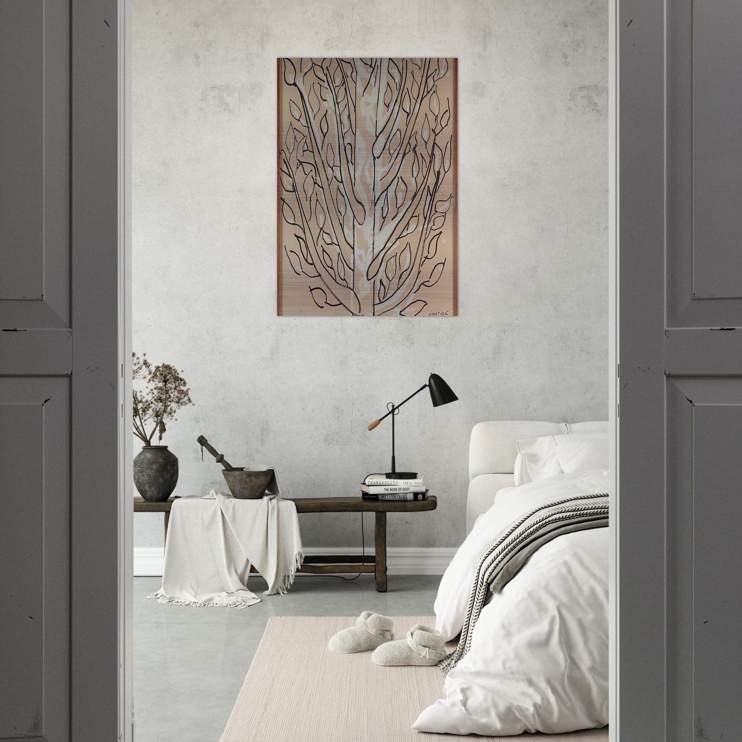 THE TREE 1951 - Henri Matisse Brushed Aluminum Print - 70x100 cm / 28x40 inches | Henri Matisse Aluminum Print | Henri Matisse Prints