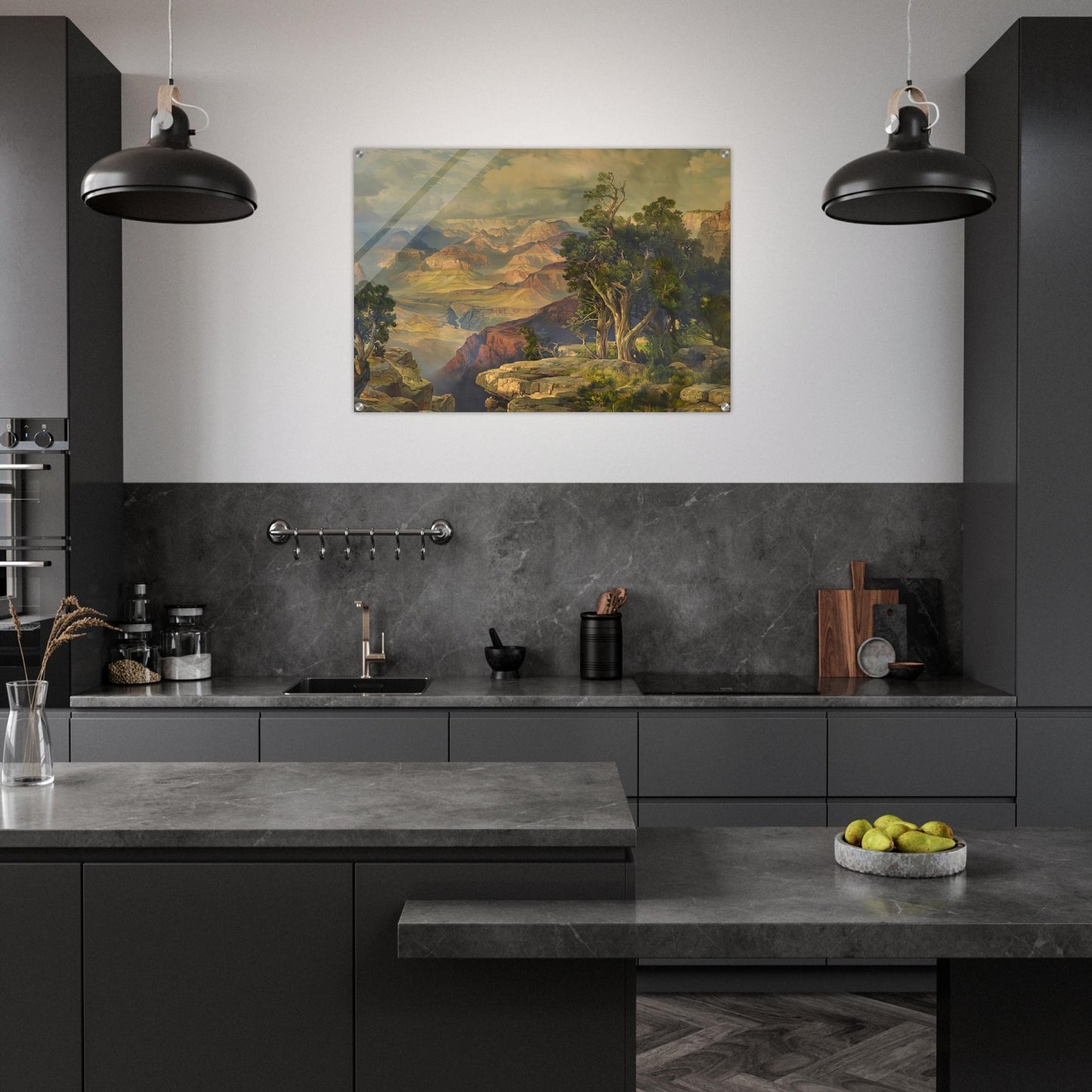 Grand Canyon from Hermit Rim Road - Thomas Moran Acrylic Print - 70x100 cm / 28x40″ inches